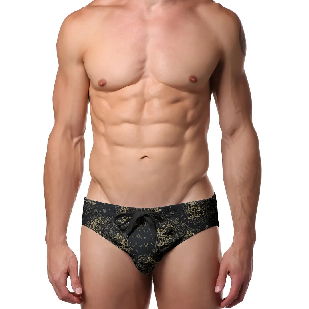Pool Boy Koi Lines Swim Brief
