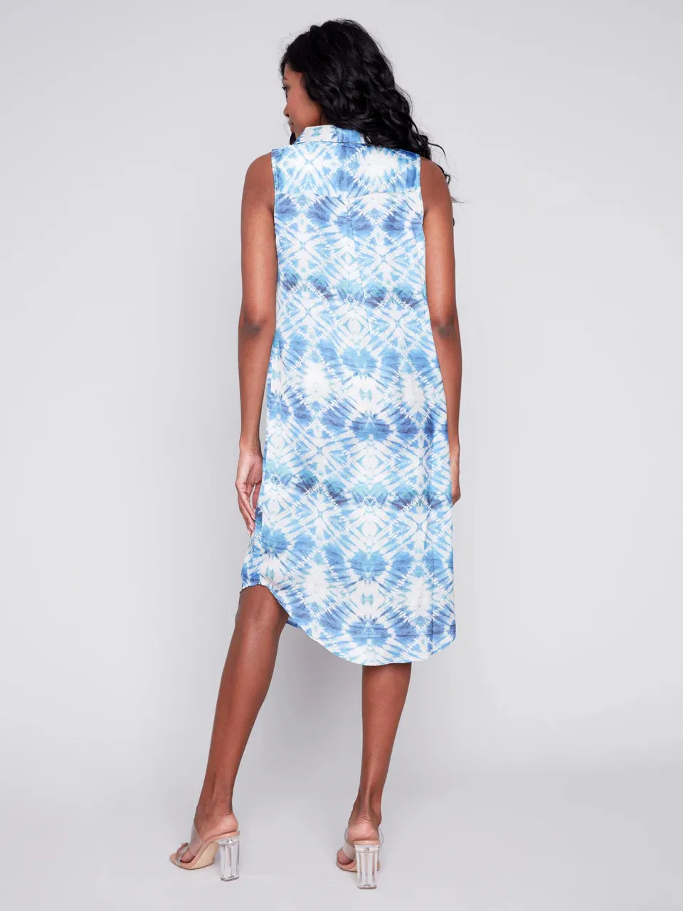 printed shirt dress