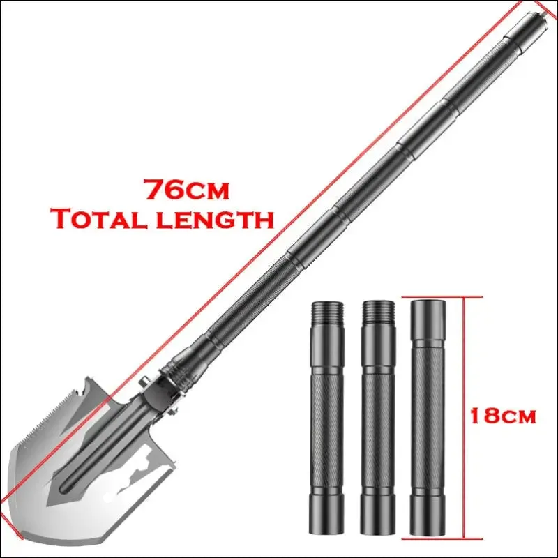 Professional outdoor survival tactical multifunctional father gift shovel folding tools garden
