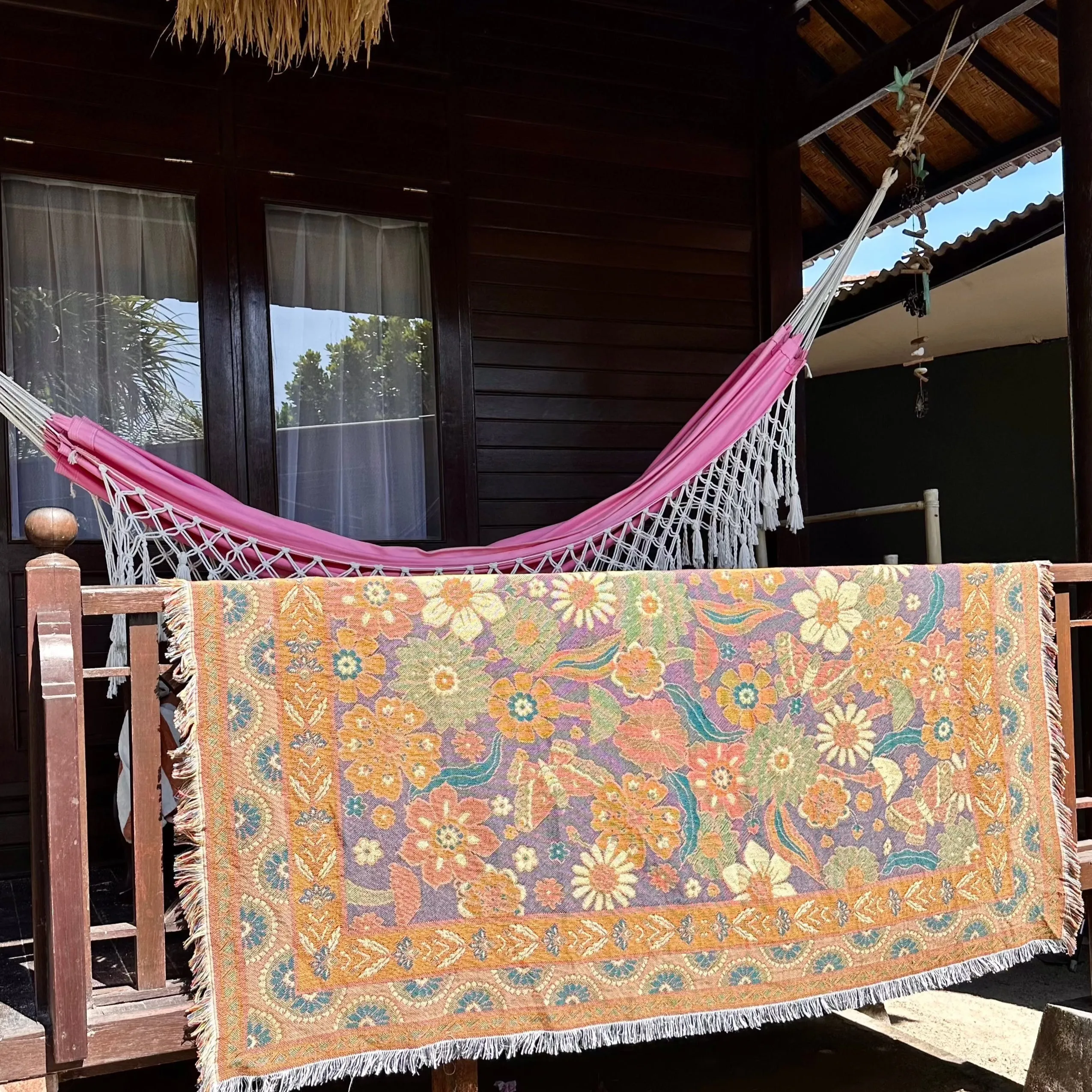 RECYCLED BOHO RUG - ENCHANTED GARDEN