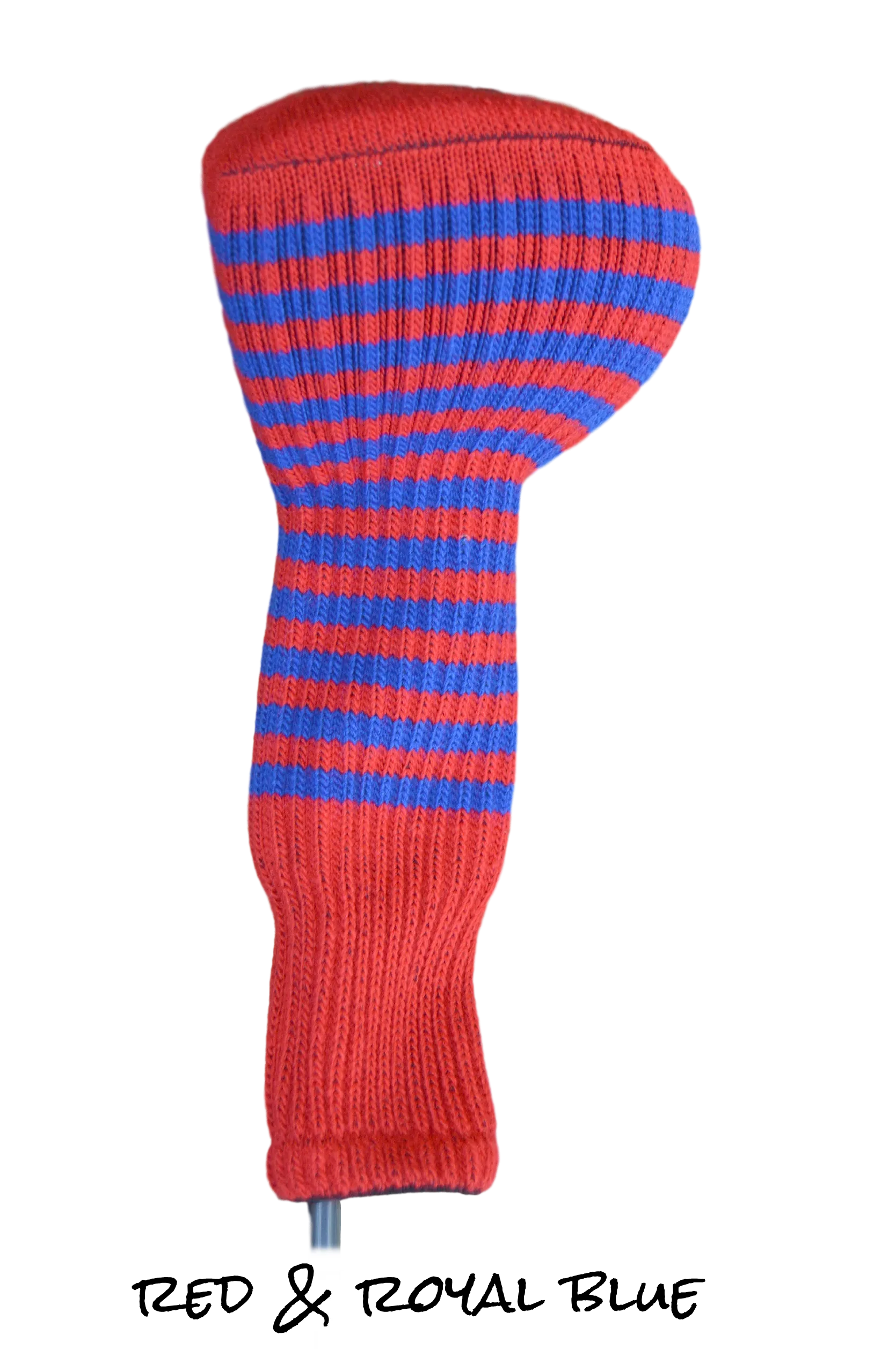 Red and Royal Blue Club Sock Golf Headcover