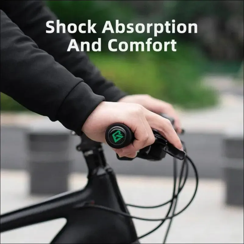 Rockbros mtb bike grips - anti-skid silicone sponge handlebar grips