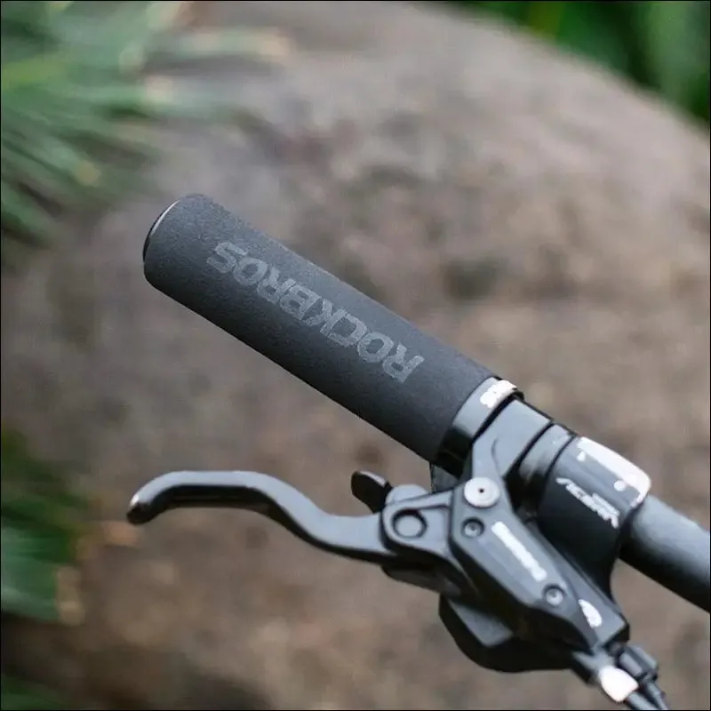 Rockbros mtb bike grips - anti-skid silicone sponge handlebar grips
