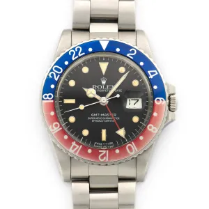 Rolex Pepsi GMT-Master Stainless Steel Ref. 16750