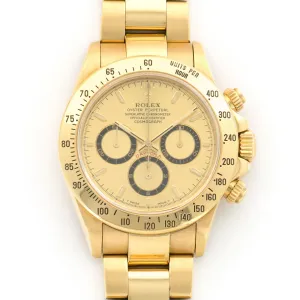 Rolex Yellow Gold Daytona Cosmograph Zenith Watch Ref. 16528