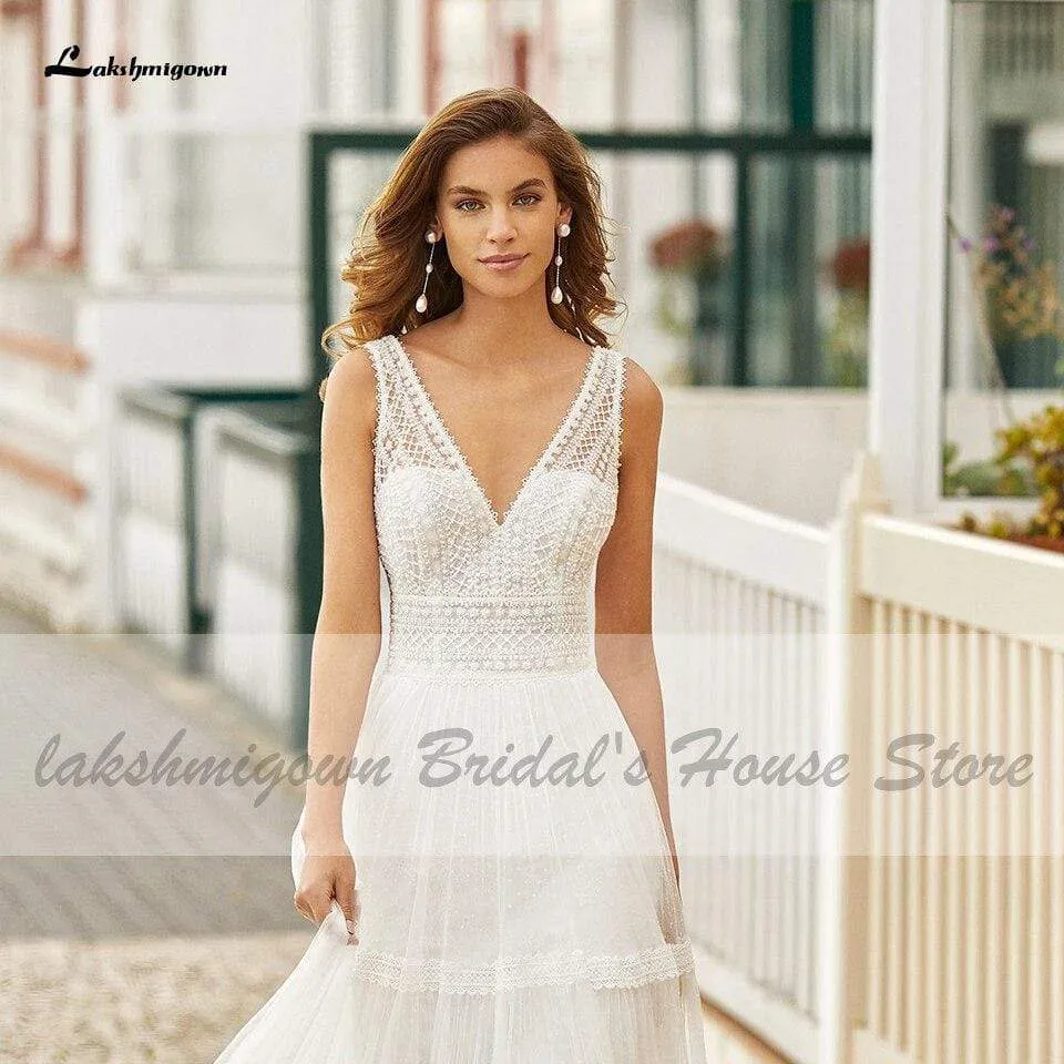 Roycebridal Bridal Summer Beach Wedding Dress Boho Style