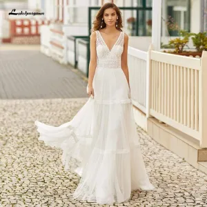 Roycebridal Bridal Summer Beach Wedding Dress Boho Style