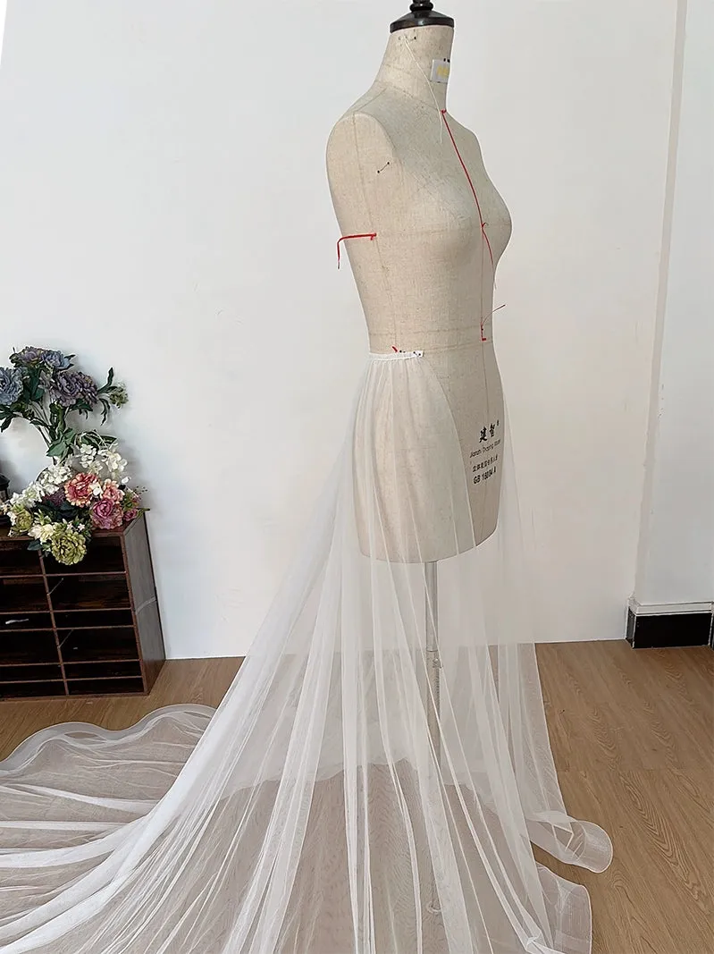 Roycebridal Detachable Train Detachable Double-layer Elastic