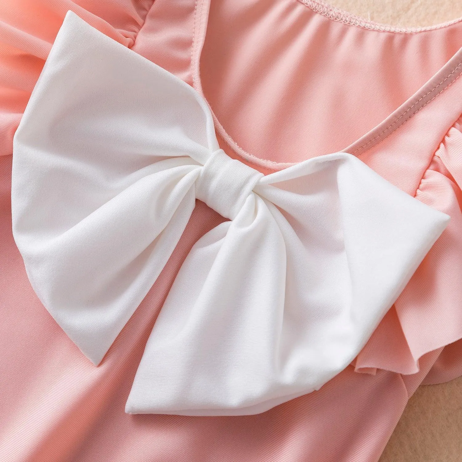 Ruffle Bow Swimsuit