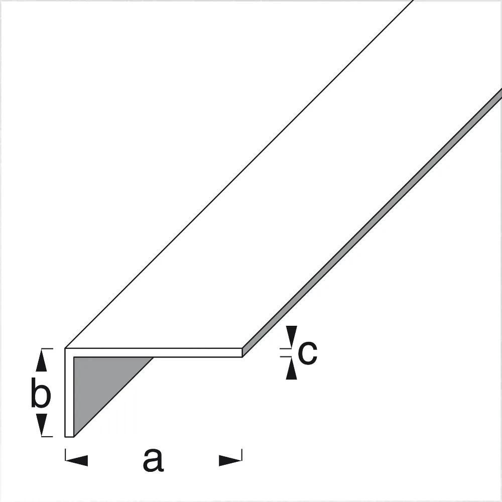 RUK Aluminium Unequal Sided Angle 2500mm - Antique Copper