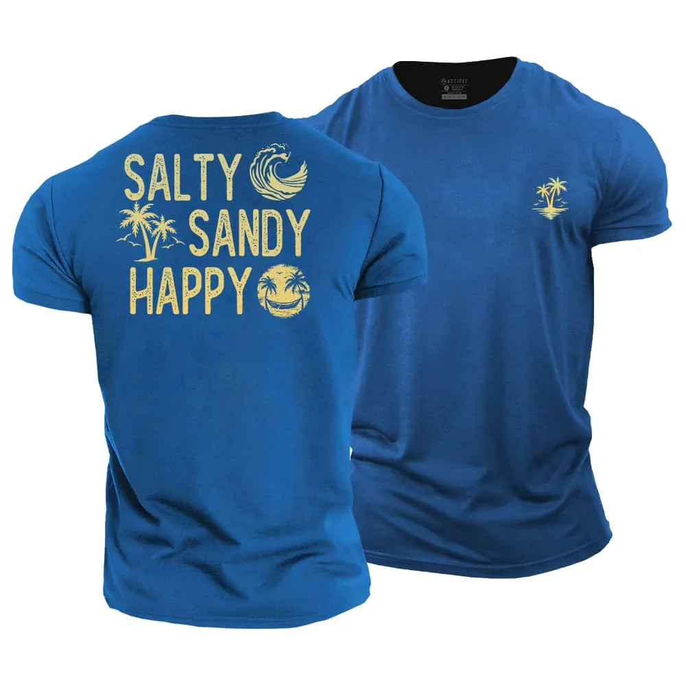 Salty Happy Cotton T-Shirt