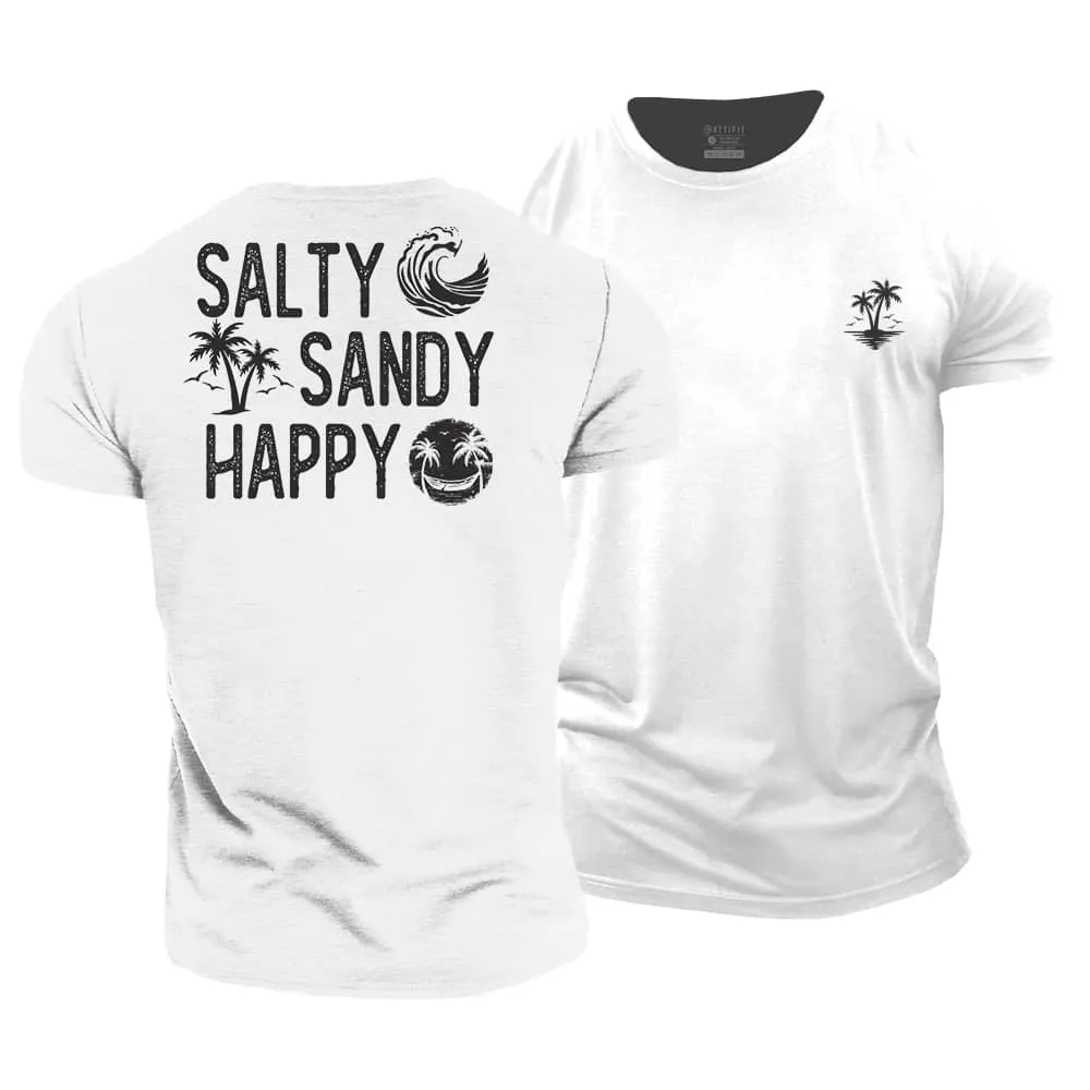 Salty Happy Cotton T-Shirt