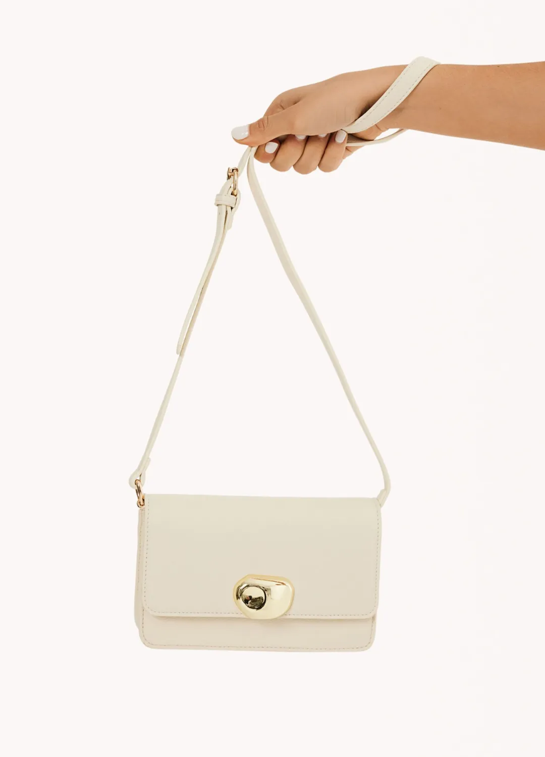 Sandra Cross Body Bag (Bone)