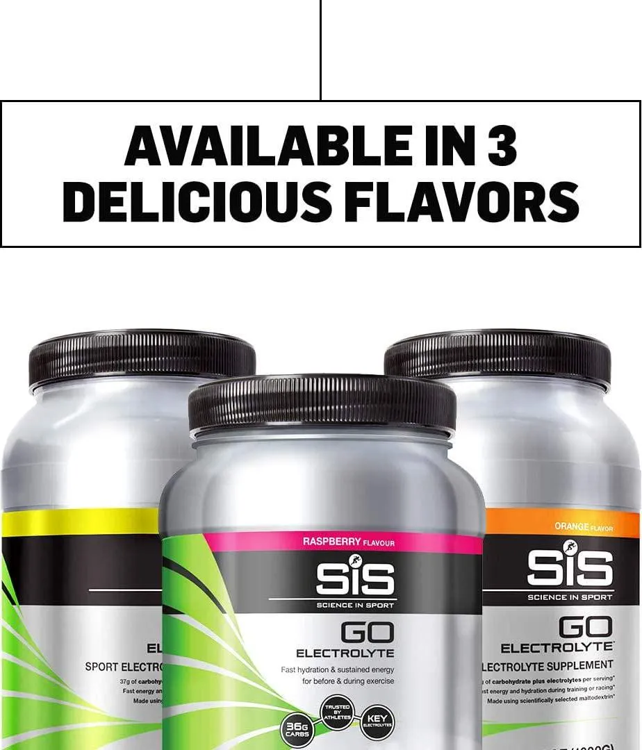 SCIENCE IN SPORT Electrolyte Powder, 36g Carbohydrates to Boost Endurance, Electrolytes to Enhance Hydration and Reduce Fatigue, Energy Drink Powder for Running, Cycling, Triathlon, Orange - 3.5 lb