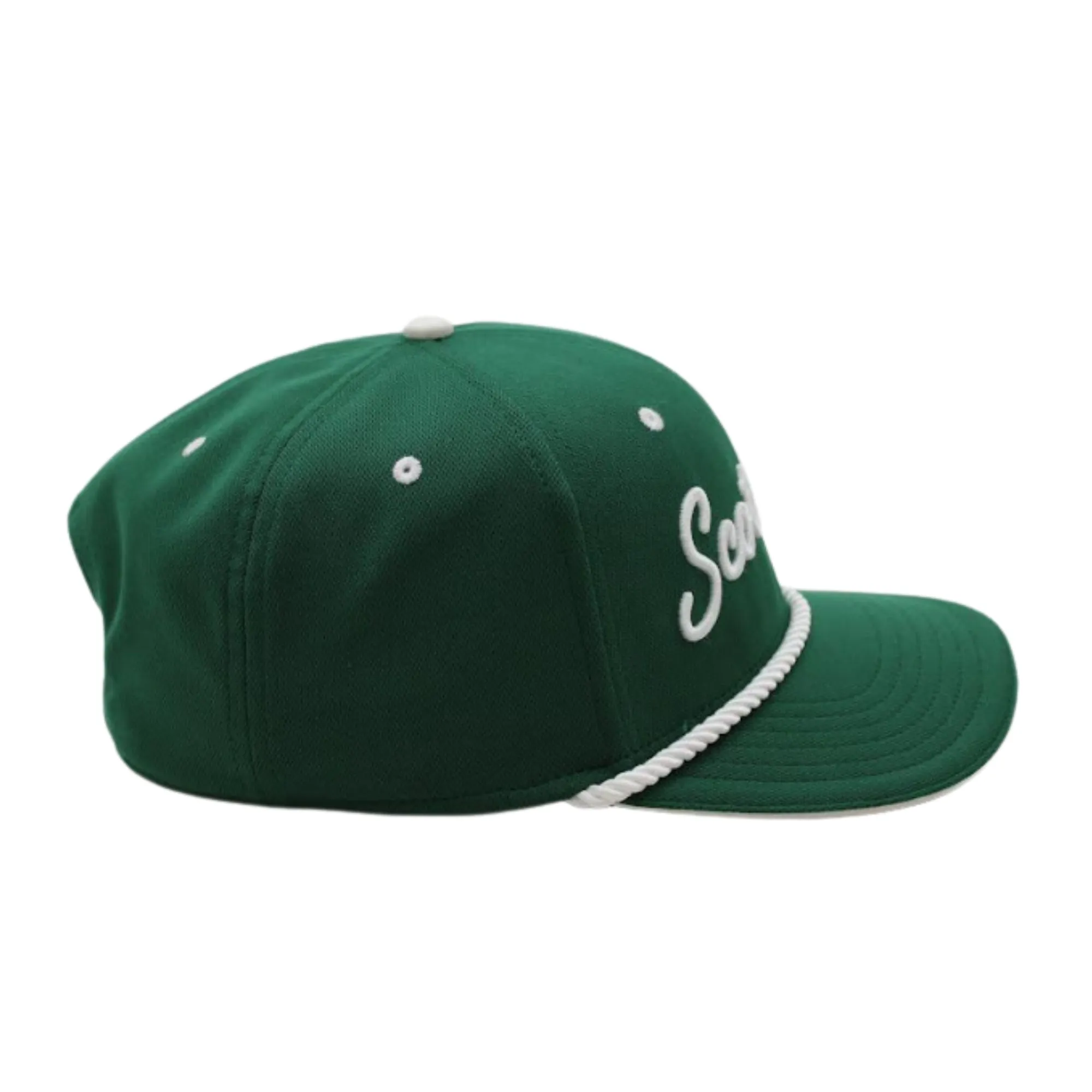 Scottsdale Green Golf Hat with White Letters