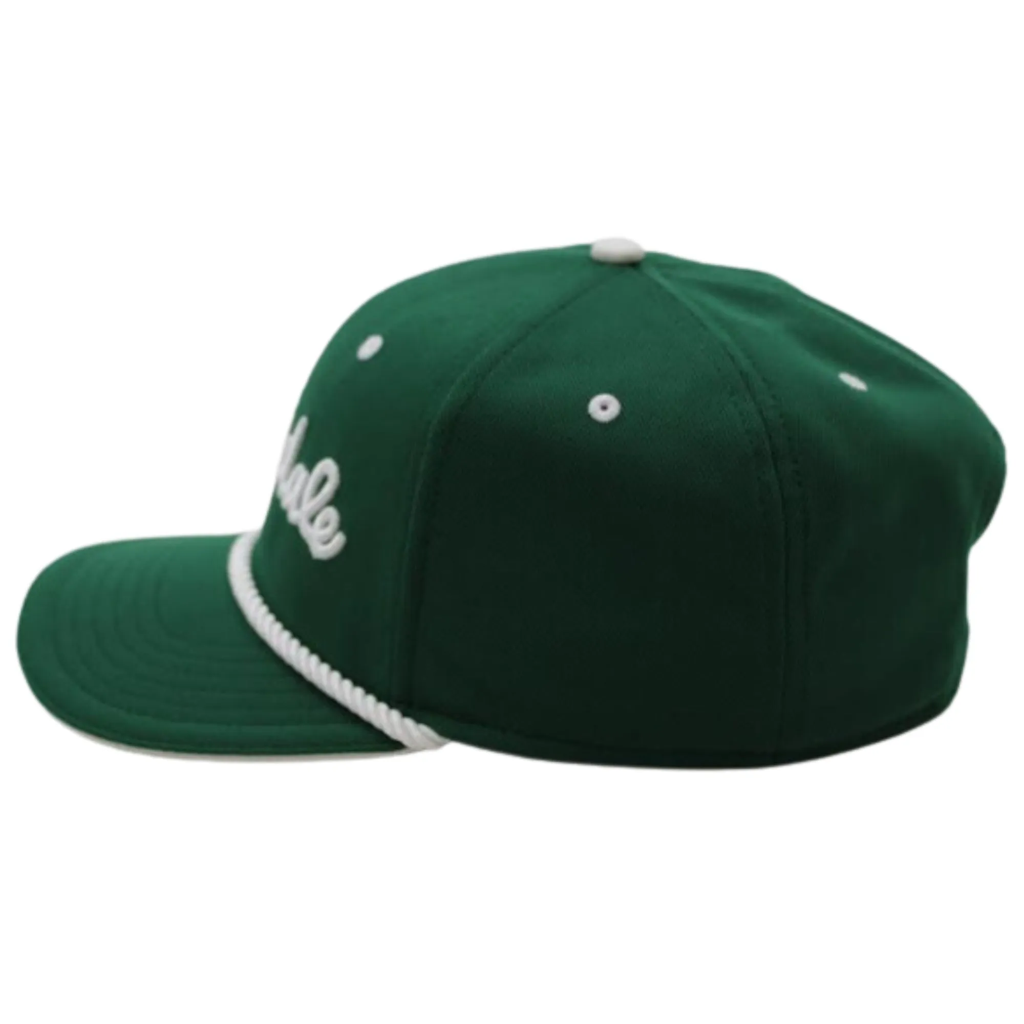 Scottsdale Green Golf Hat with White Letters