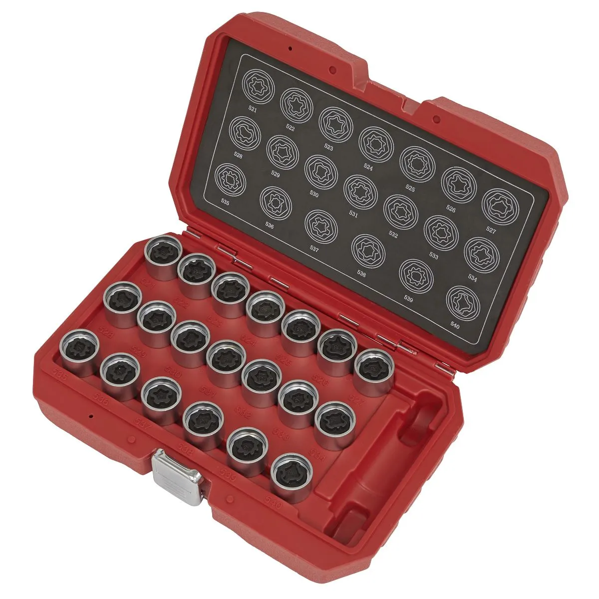 Sealey Locking Wheel Nut Key Set 20pc - VAG