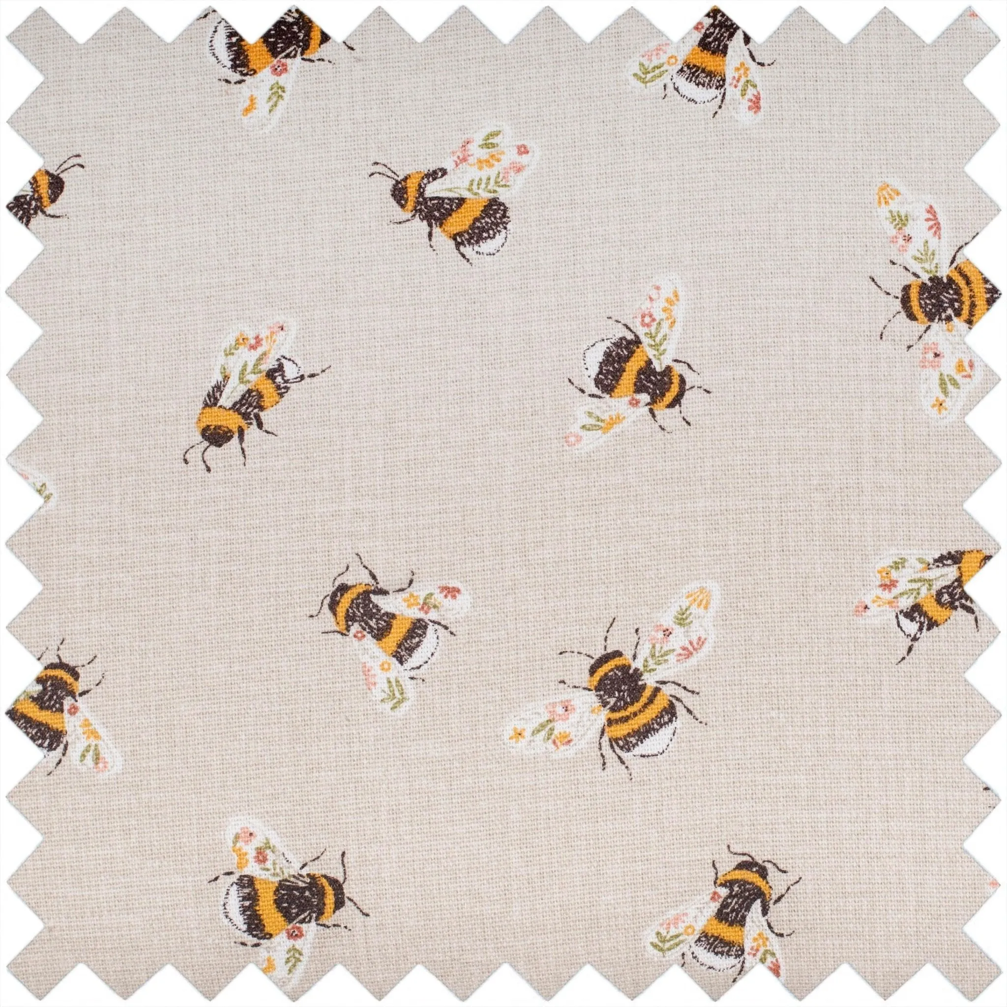 Sewing Box | Hobby Gift | Embroidered Bees - Bee Happy