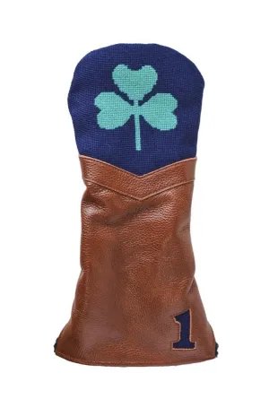 Shamrock Needlepoint Driver Headcover