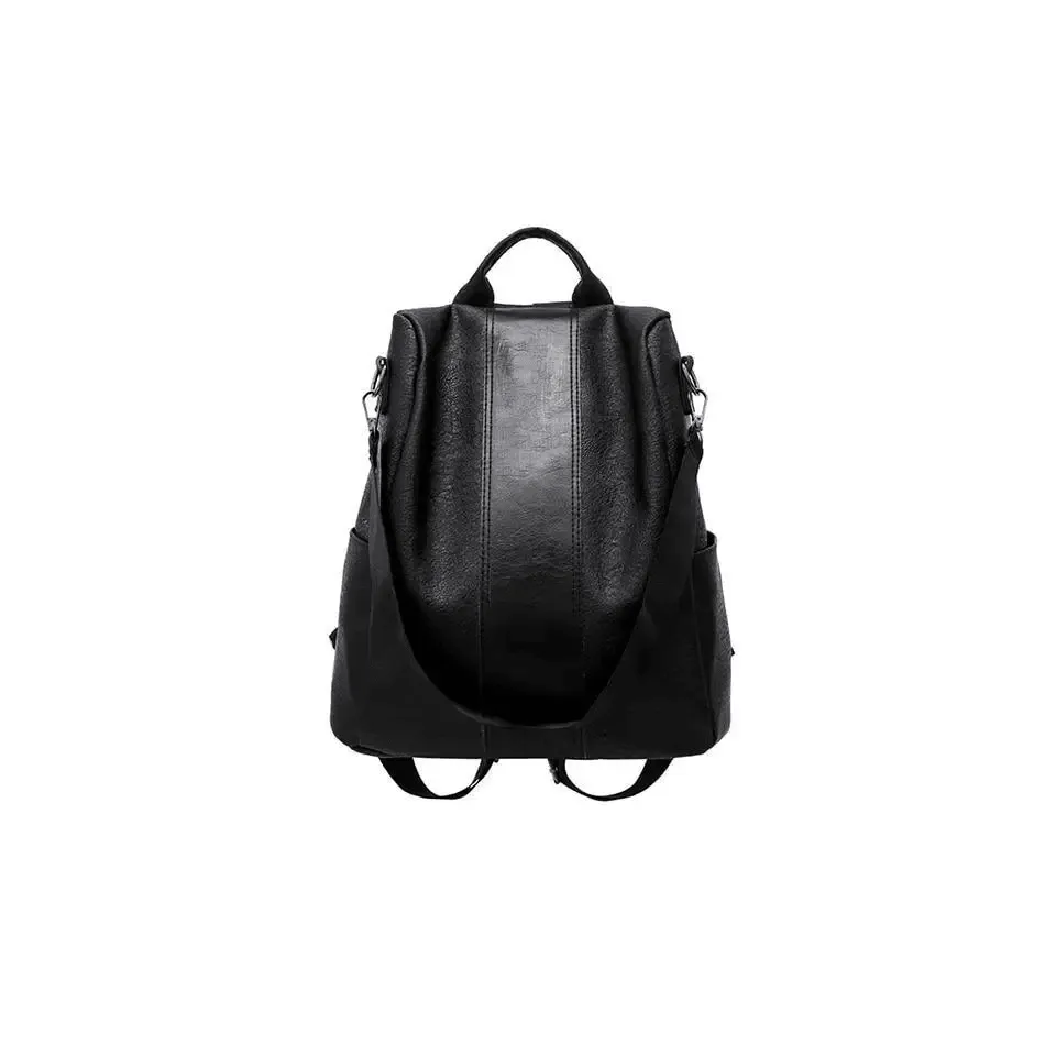 Sizzling Anti-Theft Vintage Style Leather Backpacks for Teenager Girls And Women School Bagpack For Females Travel Bags