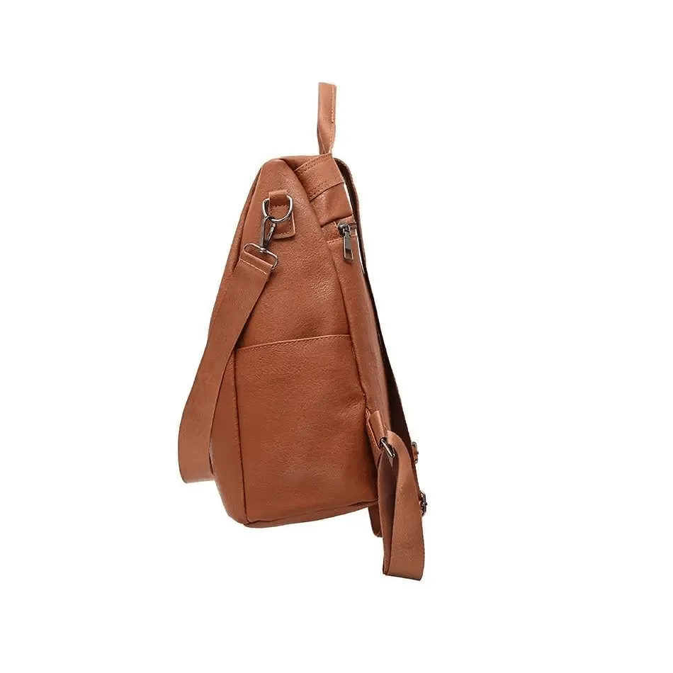 Sizzling Anti-Theft Vintage Style Leather Backpacks for Teenager Girls And Women School Bagpack For Females Travel Bags