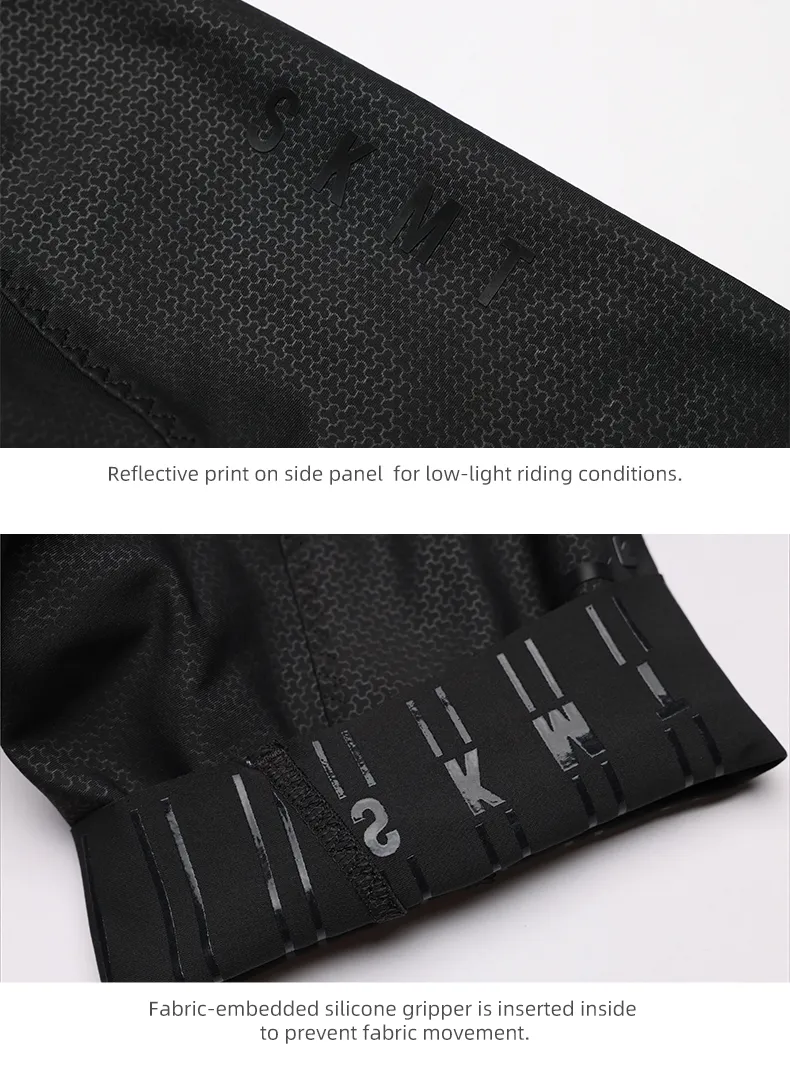 SKULL MONTON CYCLING SHORTS MEN MINIMA BLACK GRAY