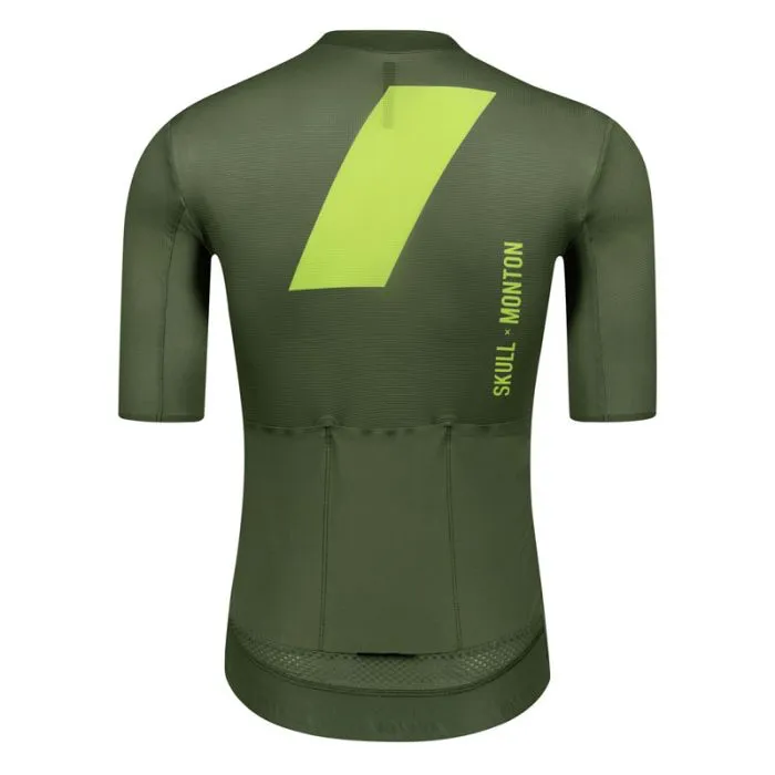 SKULL MONTON MENS JERSEY NUMBER1 BRONZE GREEN