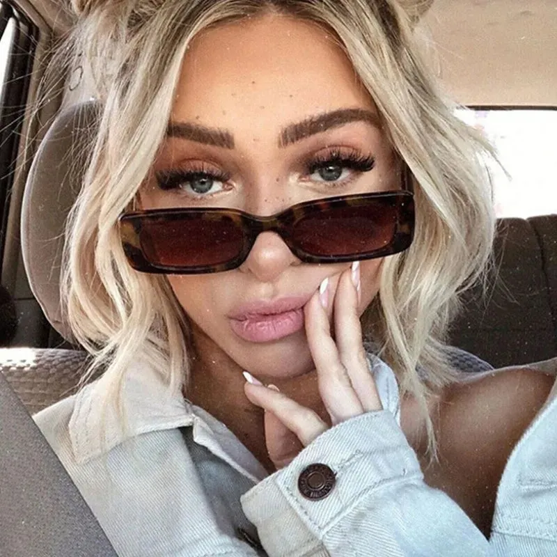 Small Rectangle Sunglasses for Women & Men