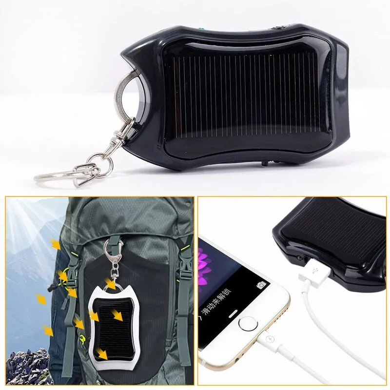 Solar Power Bank Keychain