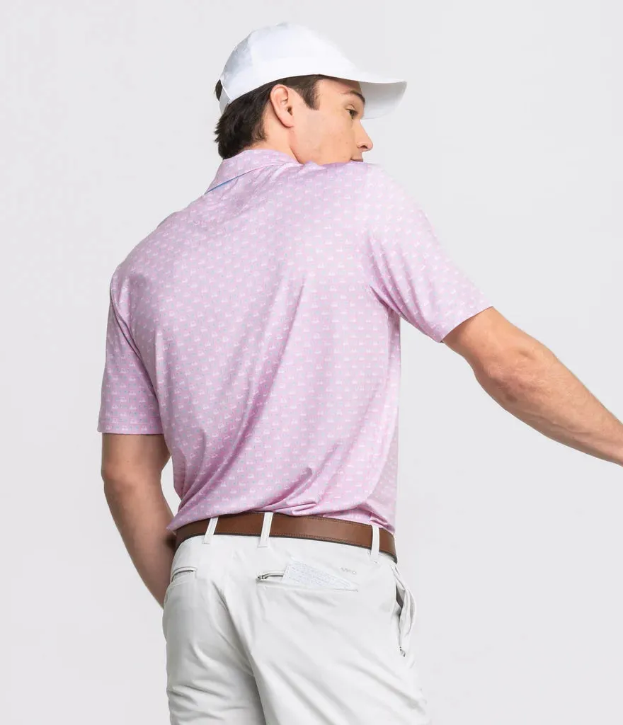 SOUTHERN SHIRT CO. PAR FORE PRINTED POLO