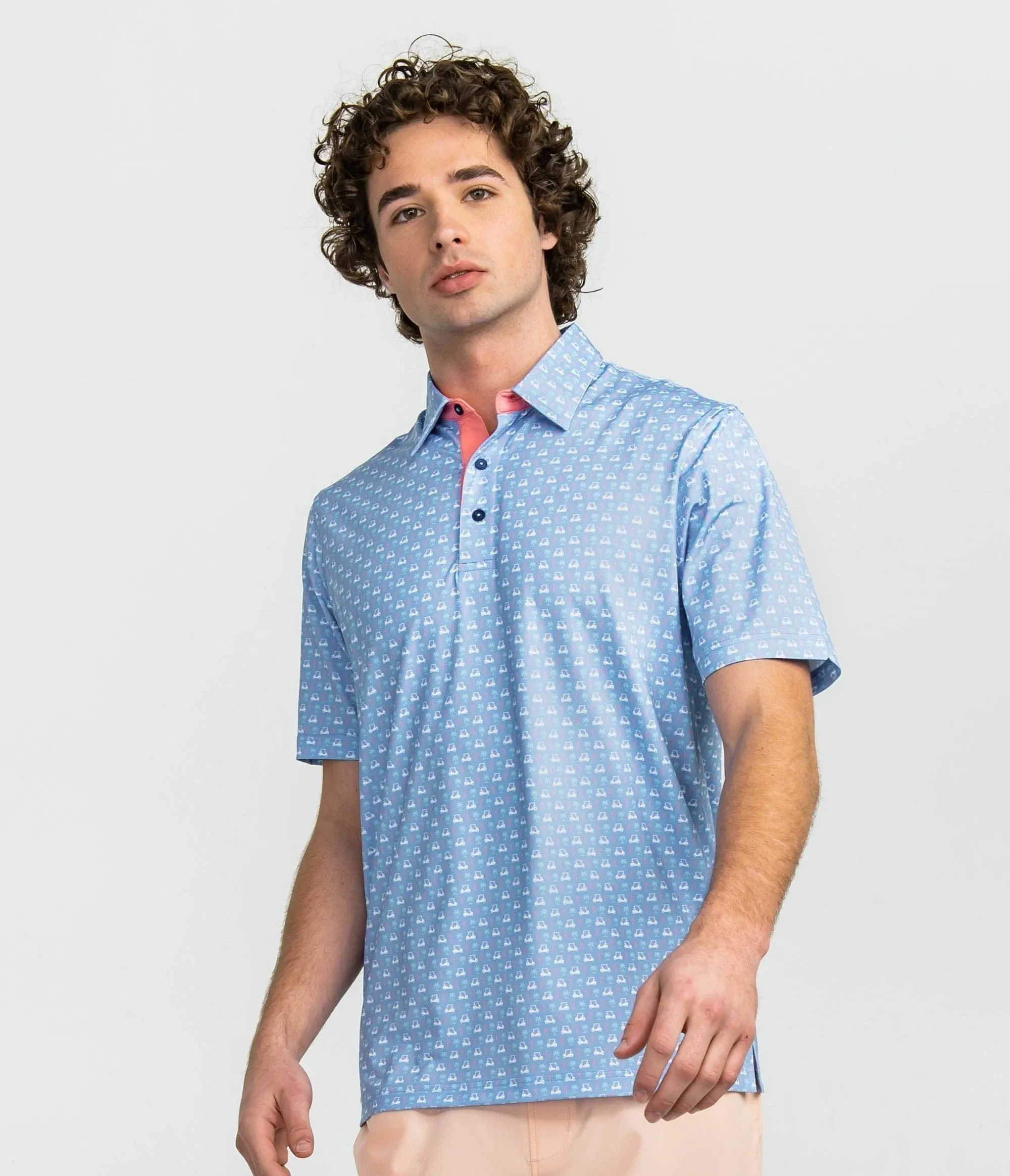 SOUTHERN SHIRT CO. PAR FORE PRINTED POLO
