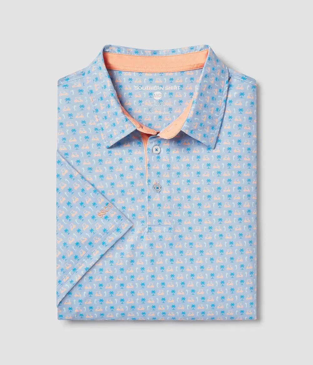 SOUTHERN SHIRT CO. PAR FORE PRINTED POLO