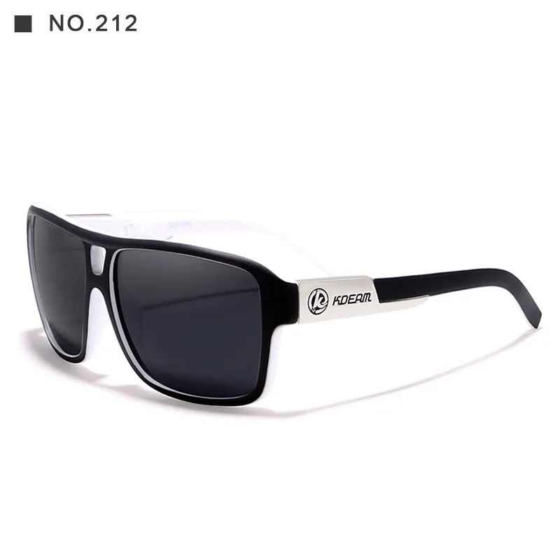 Square Sports Polarized Sunglasses European and American Colorful Big Frame Cycling Glasses