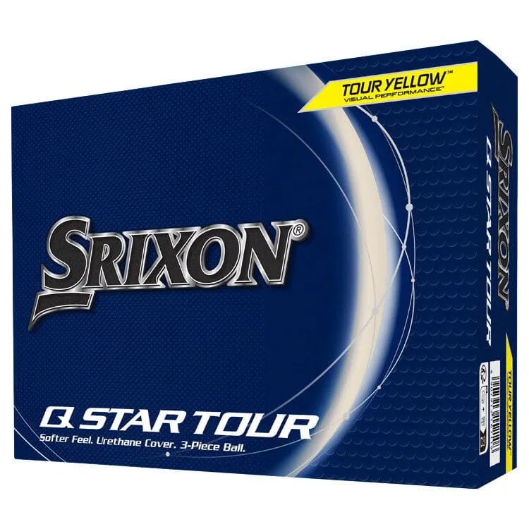 Srixon Q Star Tour Yellow Golf Balls 12Pk