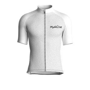 Stellar Grid | White Male Short Sleeves Jersey