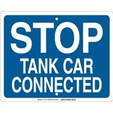 Stop Tank Car Connected Sign/ Buy online