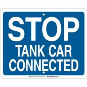 Stop Tank Car Connected Sign/ Buy online