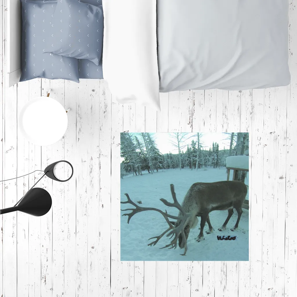 Sublimation Mat / Carpet / Rug / Play Mat / Pet Feeding Mat - Rudolph the Reindeer Collection