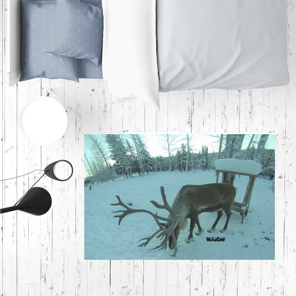 Sublimation Mat / Carpet / Rug / Play Mat / Pet Feeding Mat - Rudolph the Reindeer Collection