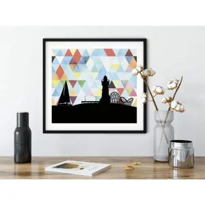 Sylvan Beach, New York geometric skyline