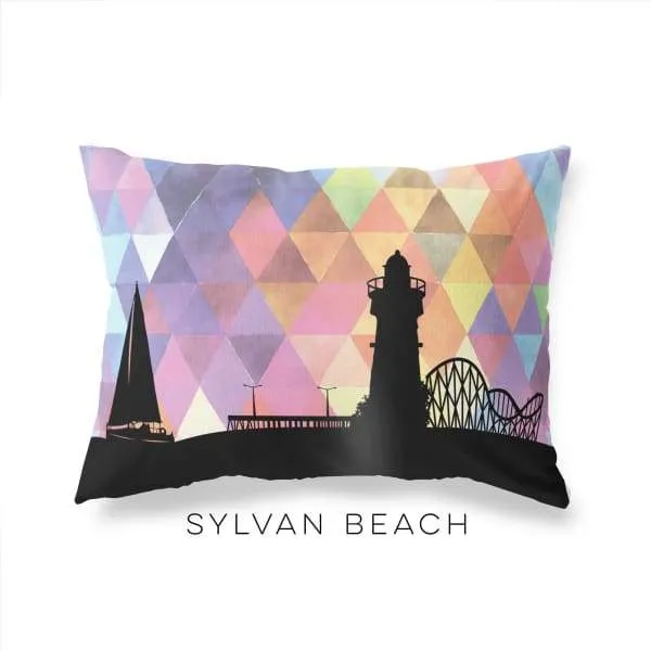 Sylvan Beach, New York geometric skyline