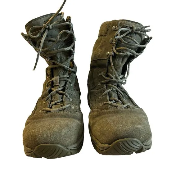 Tactical Gear Mens Response Gear Tactical Footwear Gray Green Lace Up Size 10.5