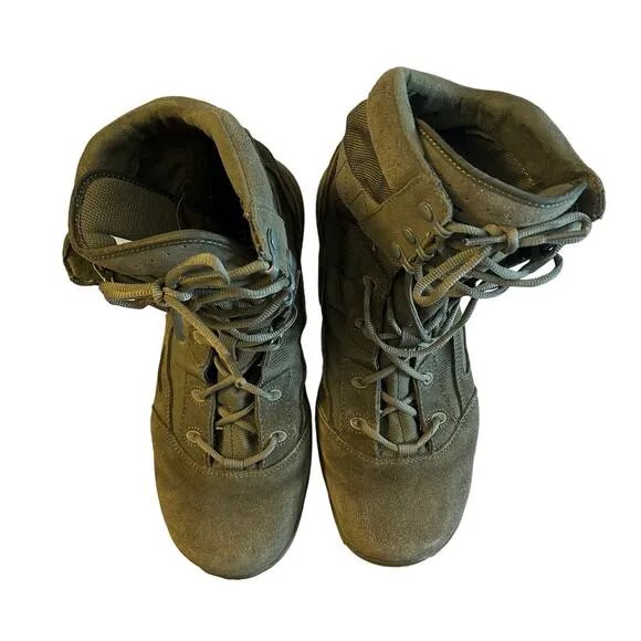 Tactical Gear Mens Response Gear Tactical Footwear Gray Green Lace Up Size 10.5