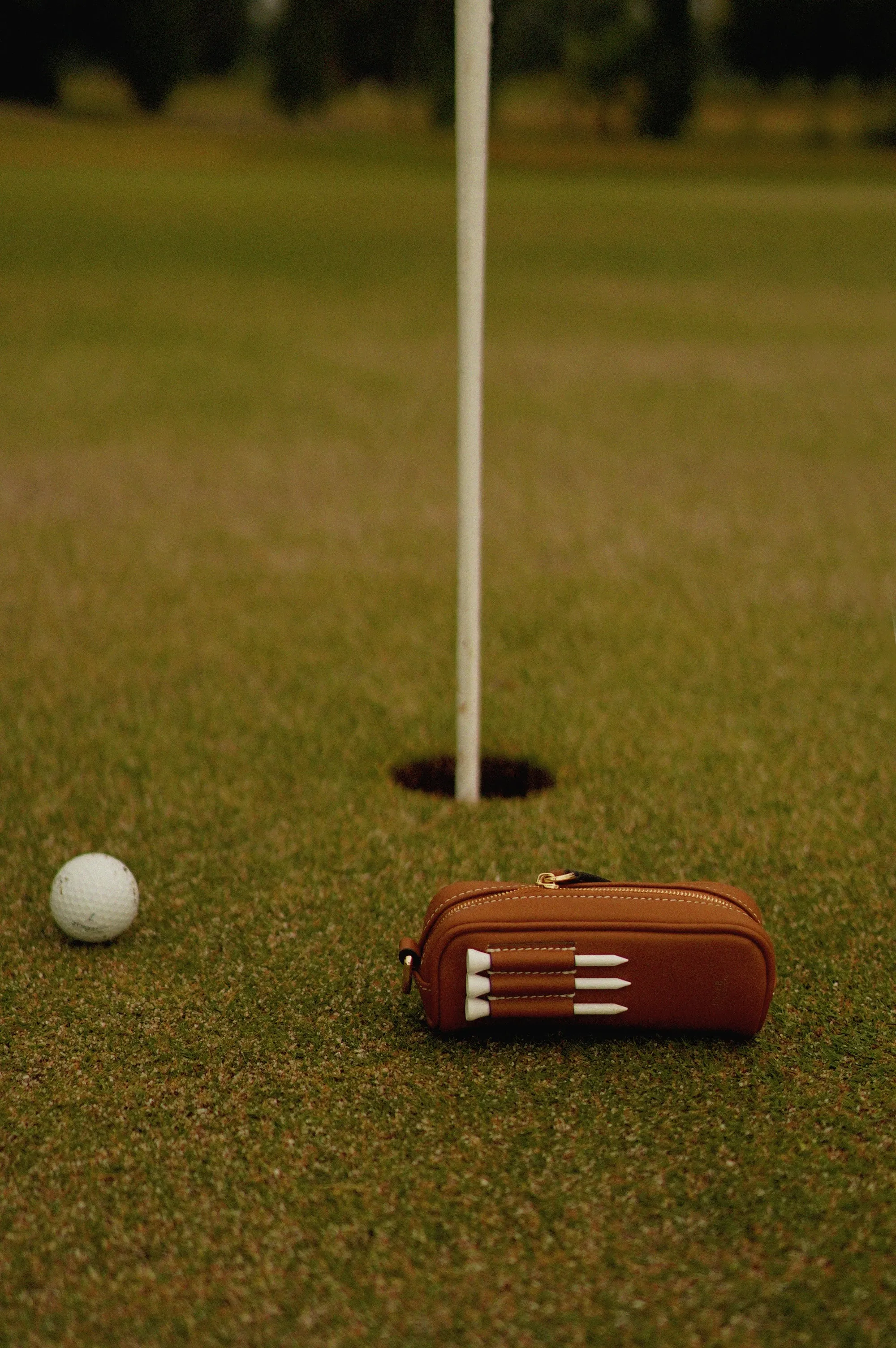 Tee Time Golf Ball Pouch