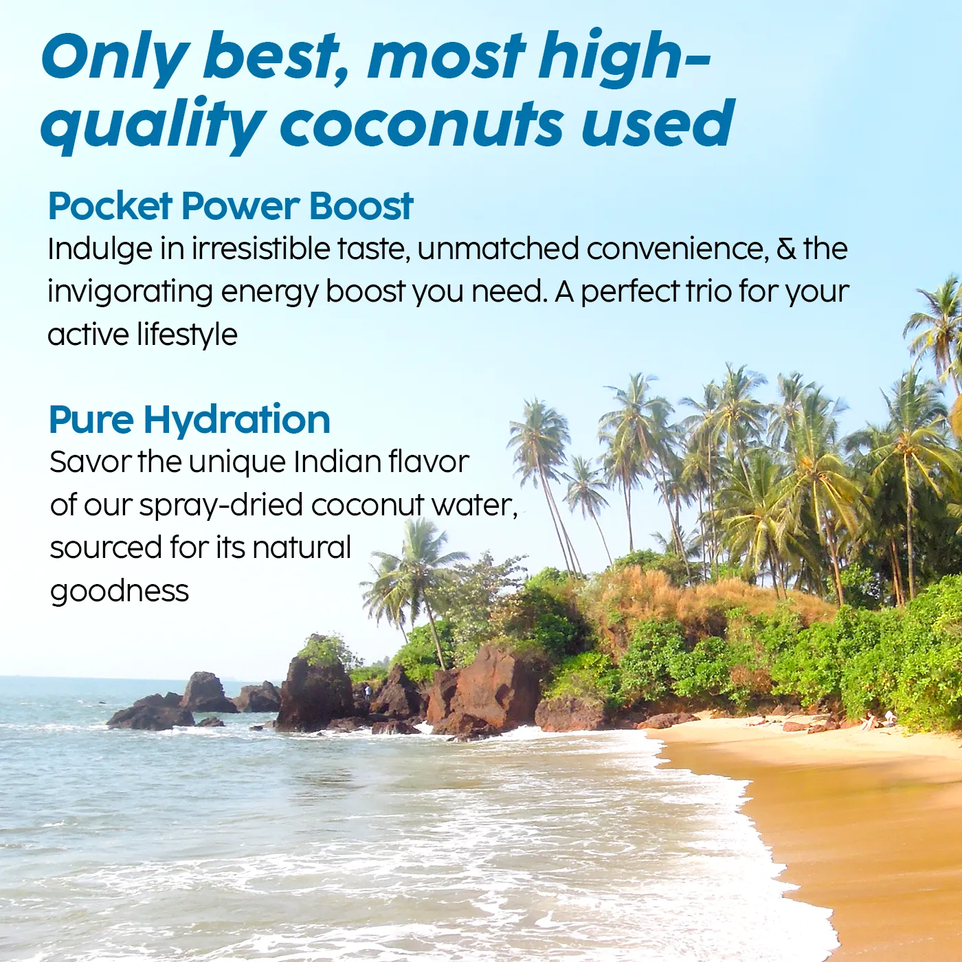 Tender Coconut Water Premix Powder for Energy & Hydration singa
