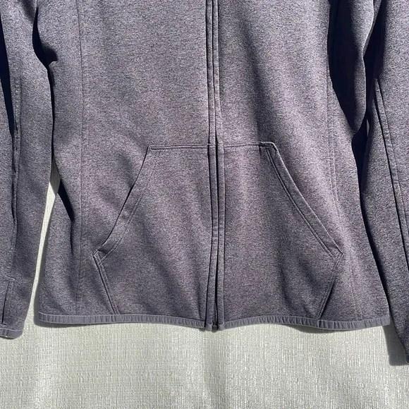 The Nort Face Women’s Full Zip Lined Hoodie Gray/Black Size Medium
