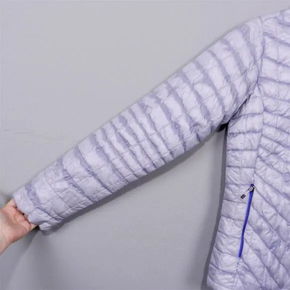 The North Face Thermoball Puffer Jacket Light Purple Size S‎ Packable Full Zip