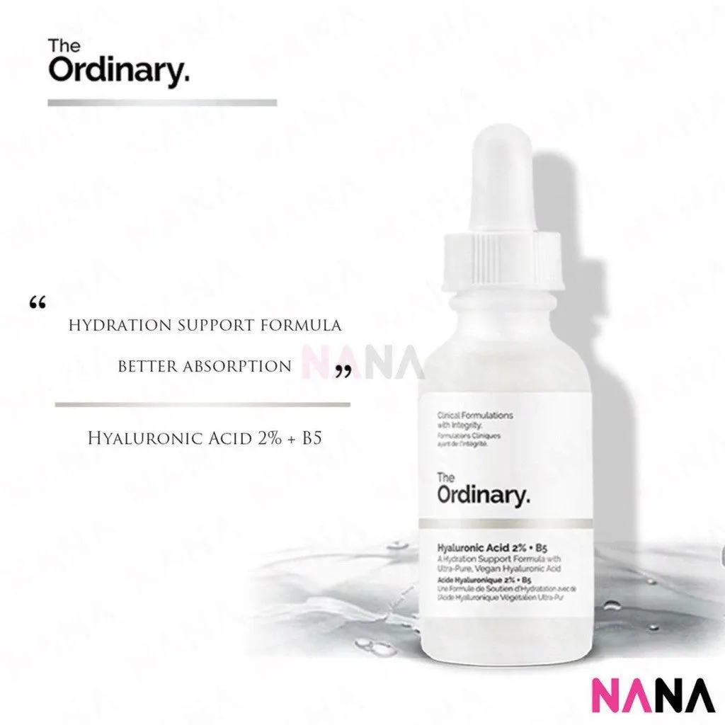 The Ordinary Hydration Bundle - Hyaluronic Acid 2%   B5 Serum 30ml   Natural Moisturizing Factors   HA Moisturizer 30ml