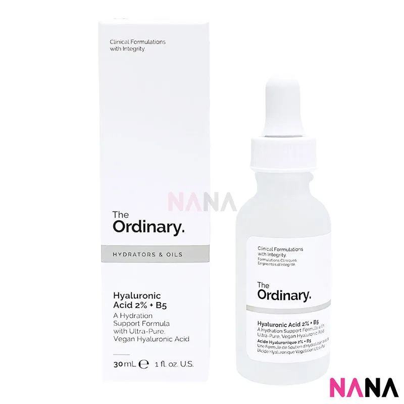 The Ordinary Hydration Bundle - Hyaluronic Acid 2%   B5 Serum 30ml   Natural Moisturizing Factors   HA Moisturizer 30ml