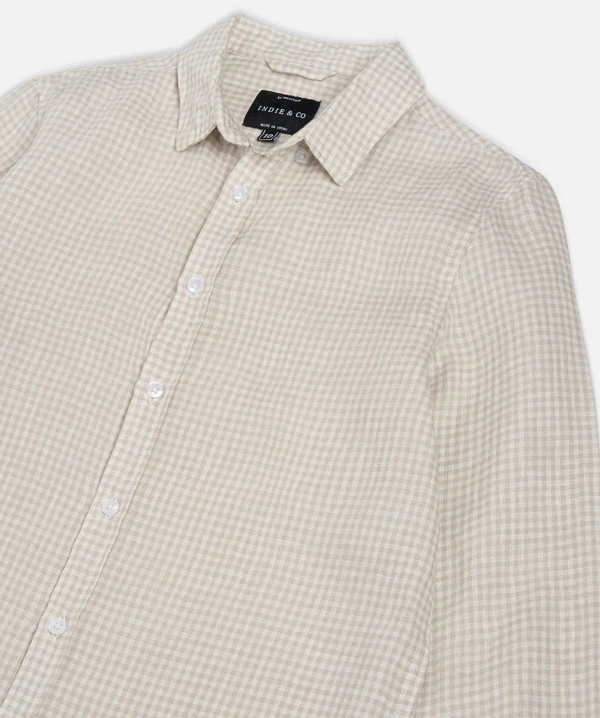 The Pickford Shirt - Light Stone